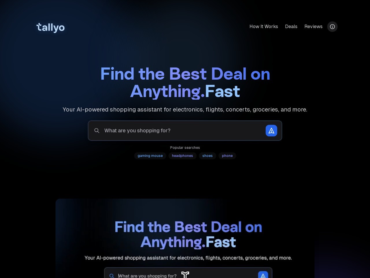 Tallyo官网 – AI购物助手