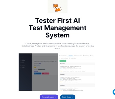 TestFox官网 – AI驱动的测试管理平台