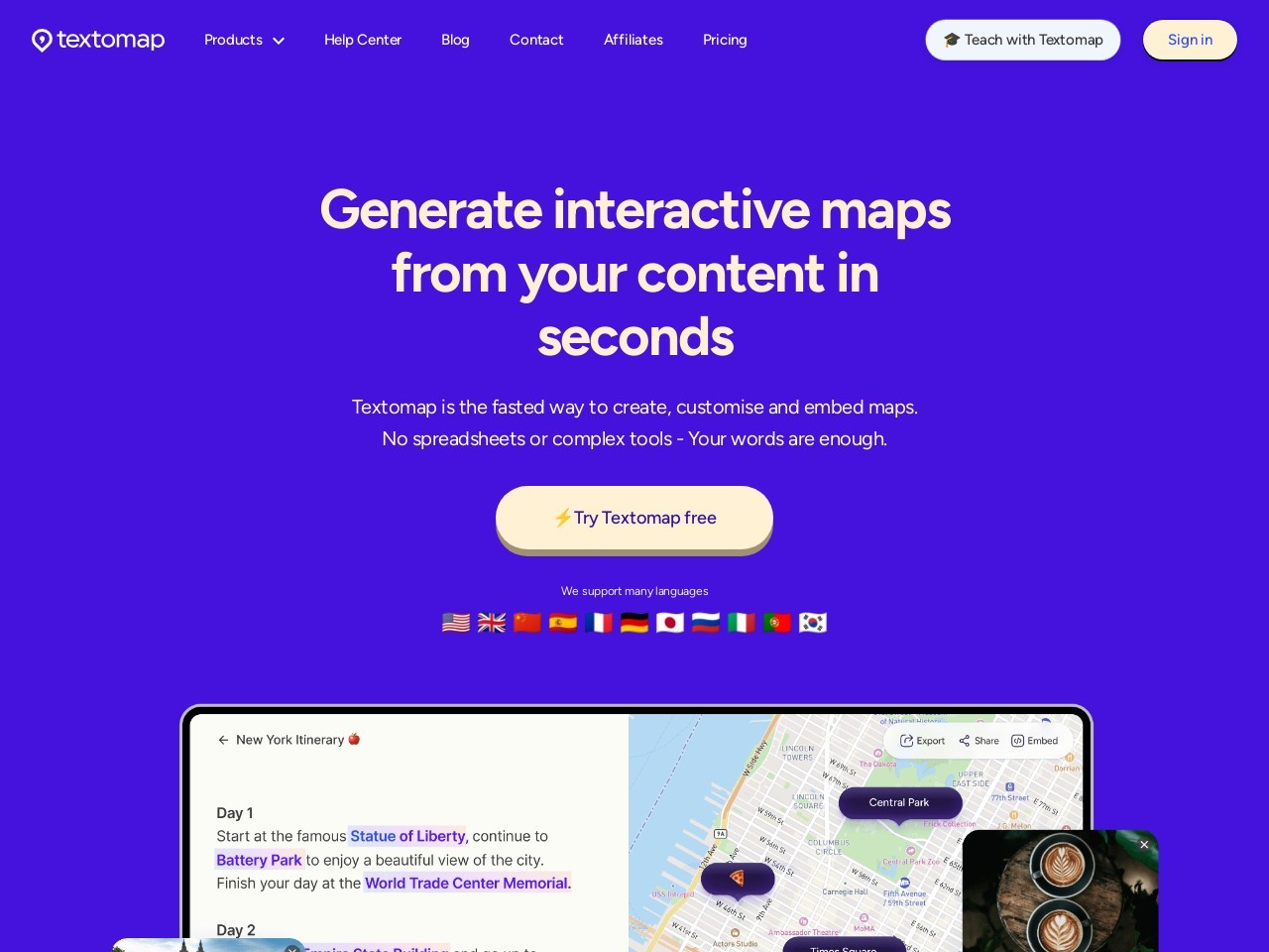 Textomap
