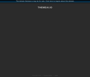 Theme AI官网 – AI驱动的网页设计平台