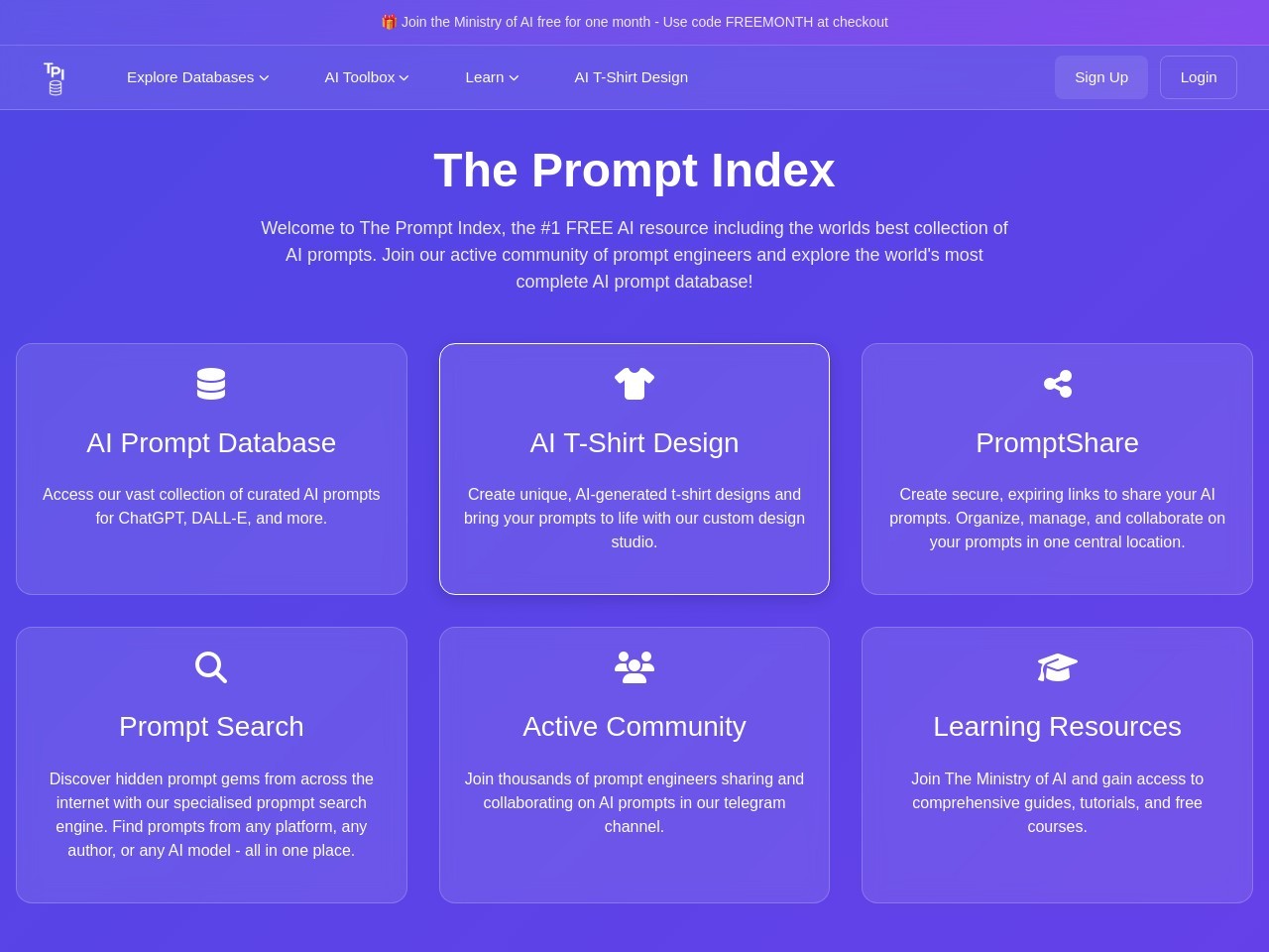 The Prompt Index官网 – AI提示与提示工程的首要资源