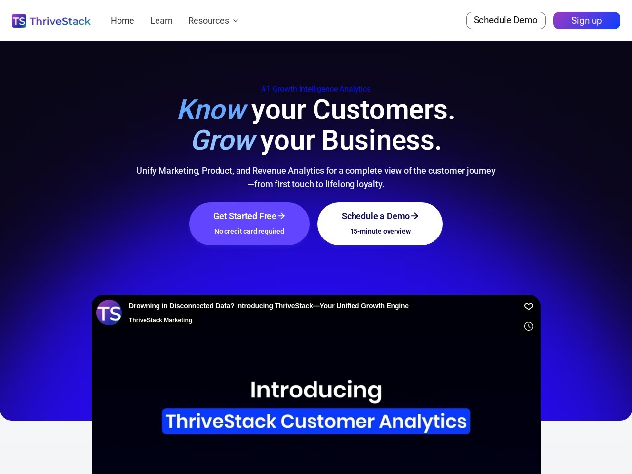 ThriveStack v0.1官网 – 自助服务平台，为SaaS构建者提供工具