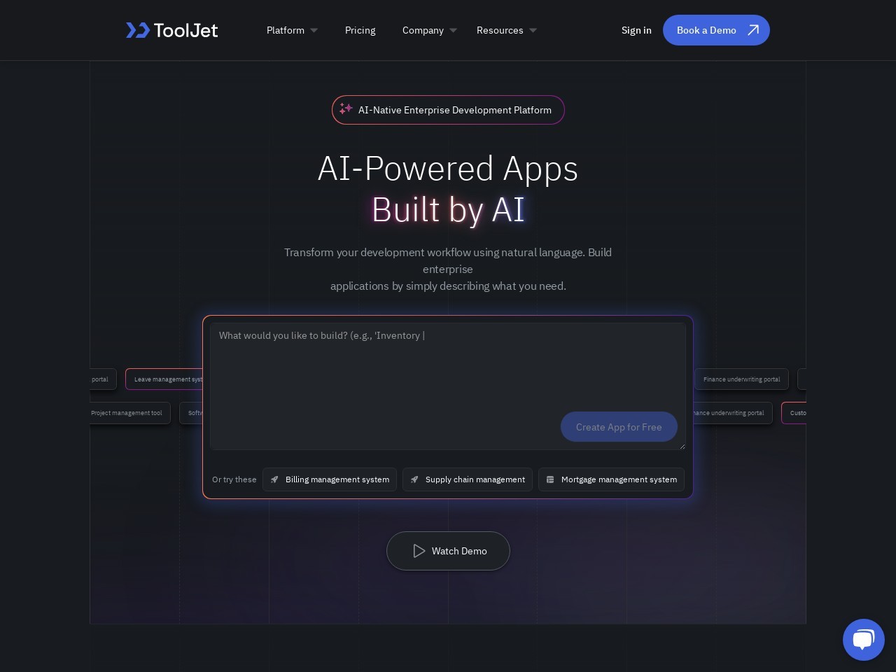 ToolJet官网 – 开源低代码平台