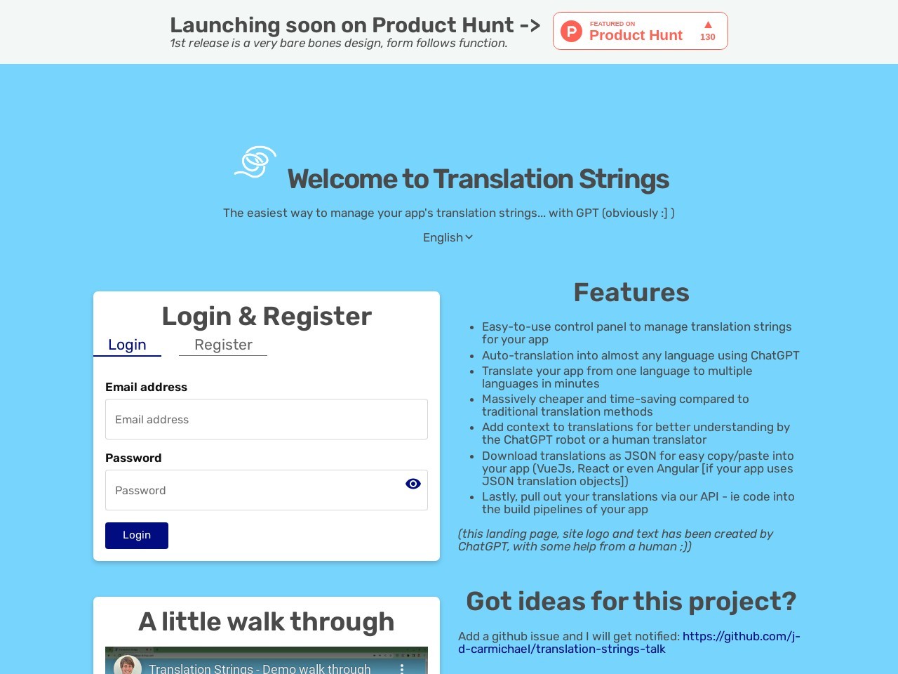 Translation Strings官网 – 提供多语言翻译字符串的管理工具