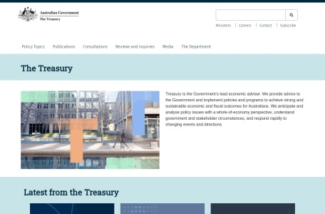 澳大利亚国库部官网