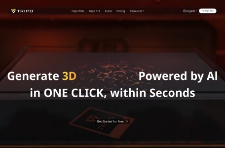tripo3d.ai：文本图像转3D模型/快速生成/多场景应用，实现高效创意