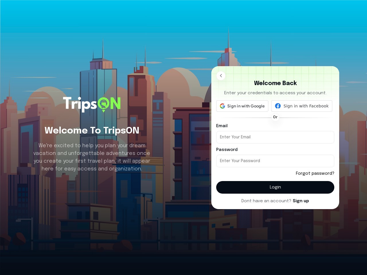 TripsON官网 – 智能旅行规划与预订平台