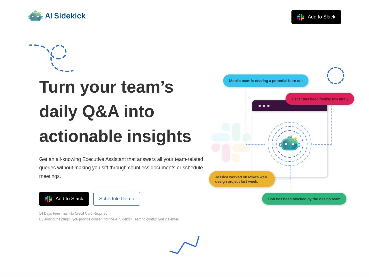 AI Sidekick官网 – 提升团队沟通与效率的智能助手