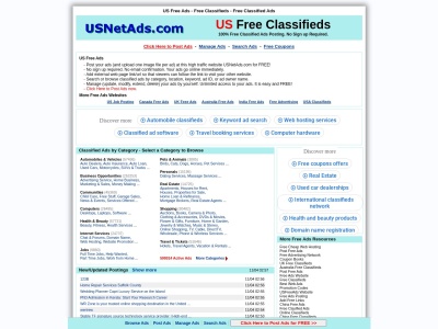 usnetads-美国免费分类广告外链发布网站