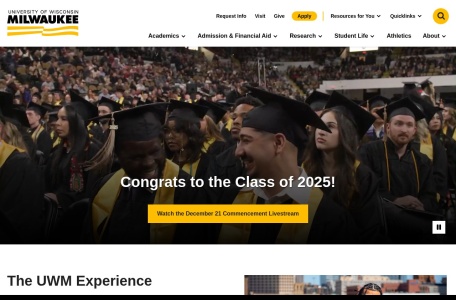 威斯康星大学密尔沃基分校官网