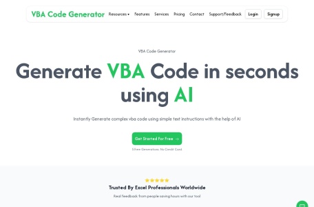 VBA Code Generator翻译站点