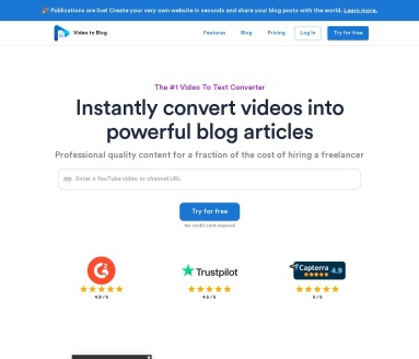 Video To Blog