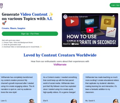 VidNarrate