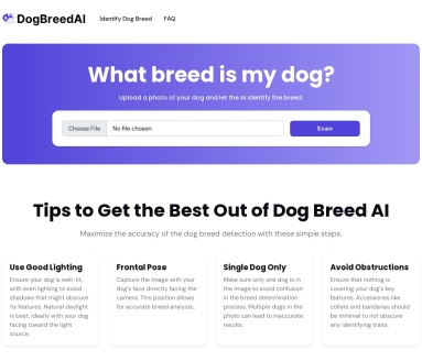 Dog Breed AI官网 – 利用AI识别狗狗品种
