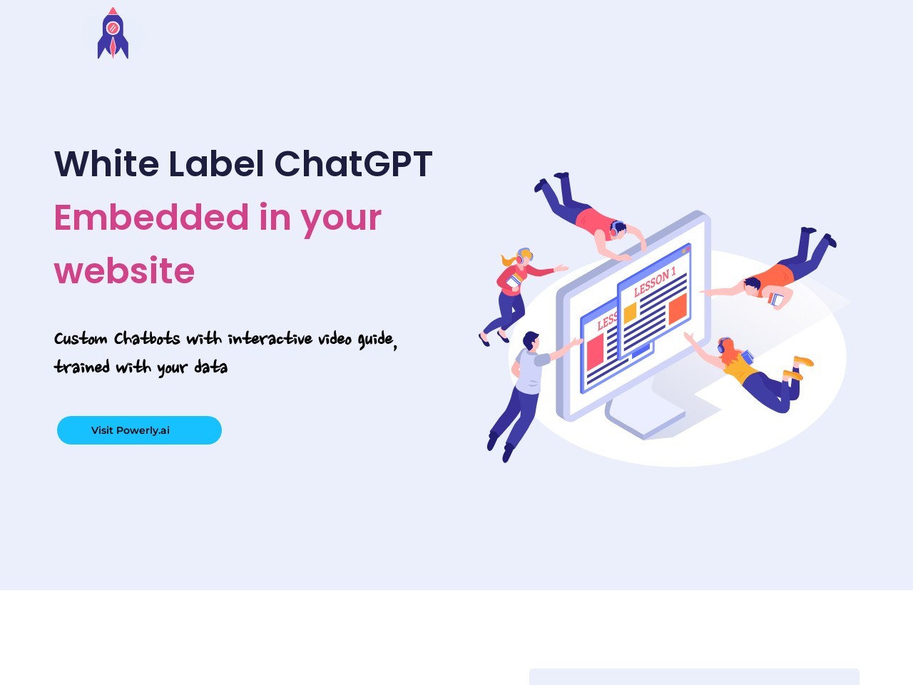 White Label ChatGPT官网 – 无需编码的自定义聊天机器人平台