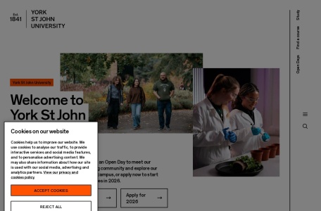 约克圣约翰大学官网