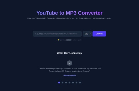 YouTube to MP3 Converter