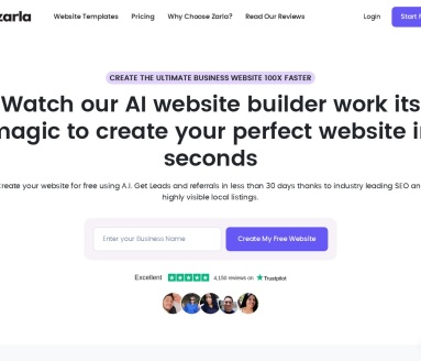 Zarla AI官网 – 智能化的网站创建工具