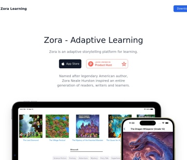 Zora Learning官网 – 适应性学习平台，提升阅读理解能力